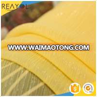 China supplier yellow dyed woven poly wholesale crepe chiffon fabric price per meter